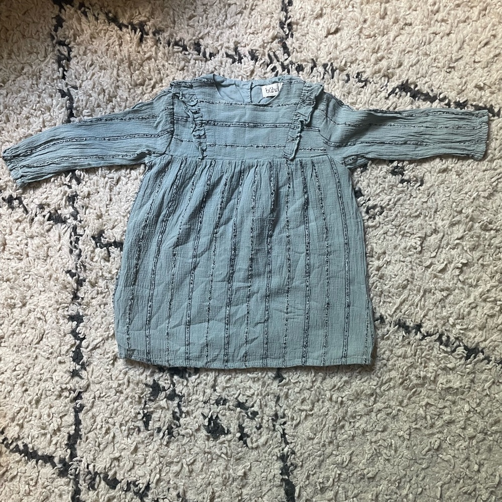 Buho blue dress 9 months